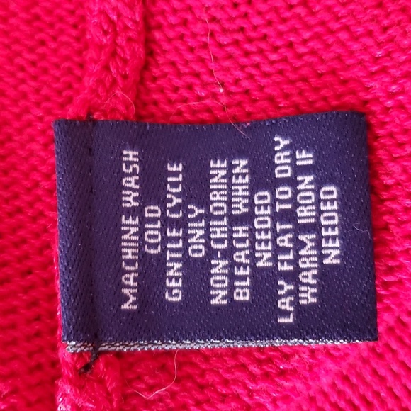 Chaps by Ralph Lauren women's one-button front closure cardigan.  Size large. - Picture 4 of 6